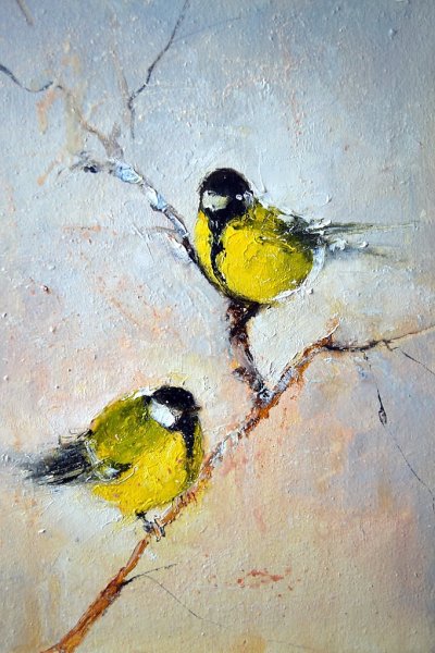 Художник Даррел Буш синицы