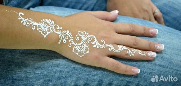 Свадебные узоры хной