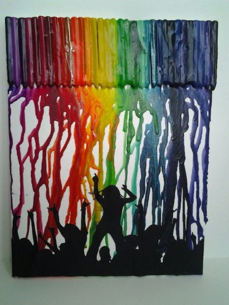 Мелки необычные восковые