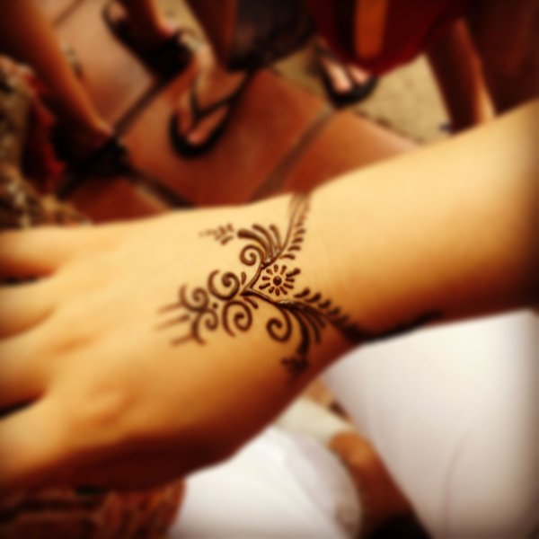 Браслет хной для начинающих