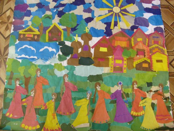 Коллективные детские работы