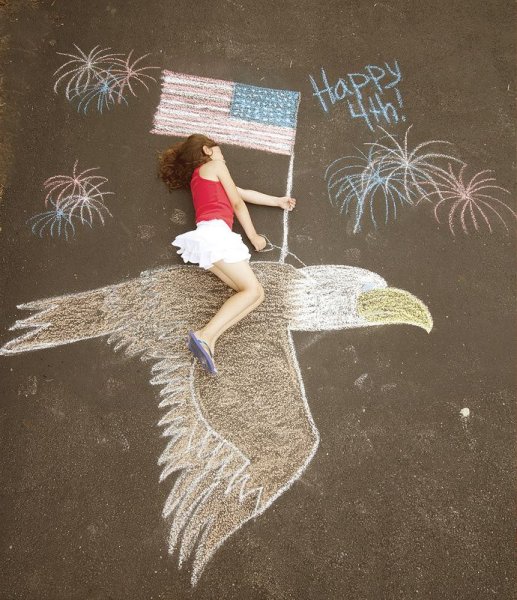 Идеи рисунков на асфальте