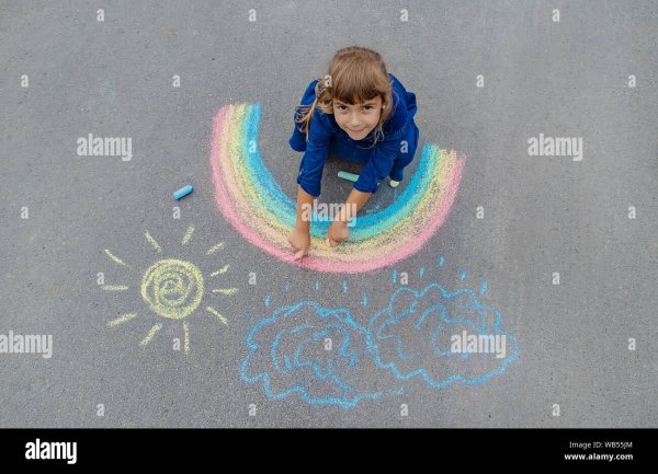 Рисуем на асфальте