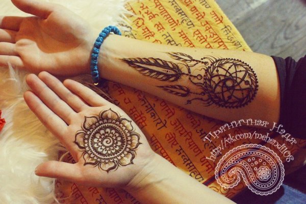 Мехенди на руках оберег