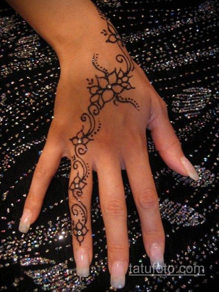 Тату на кисти женские