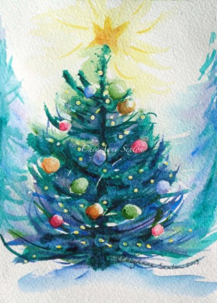 Зима пастелью