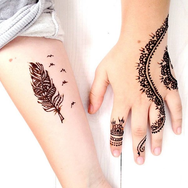 Татуировки хной