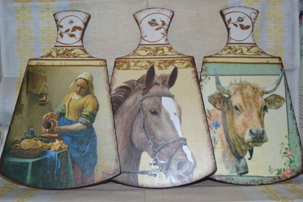 Декупаж орнамент на доске