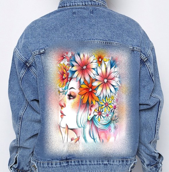 Роспись джинсовки