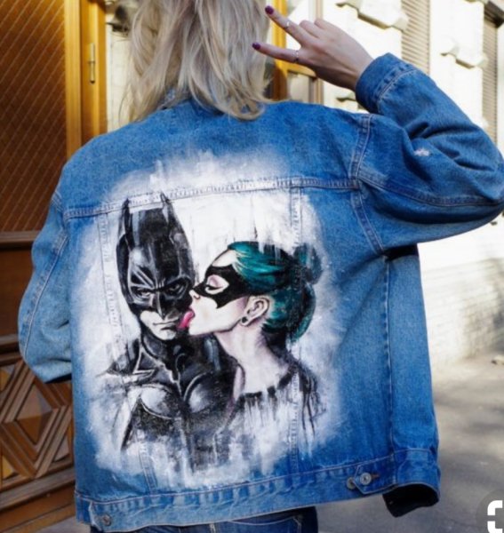 Роспись джинсовой куртки