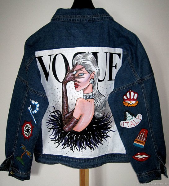 Расписанные джинсовки