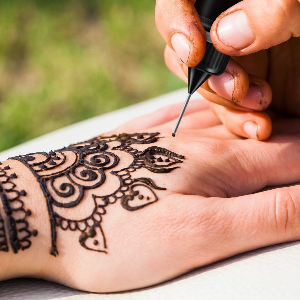 Временное тату хной