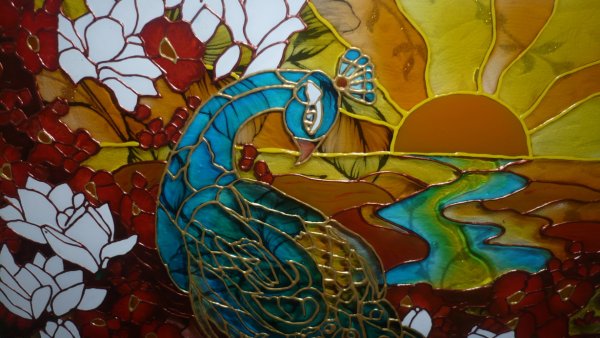 Рисование на стекле