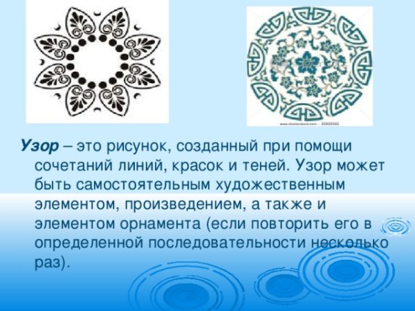Узоры и орнаменты вокруг нас