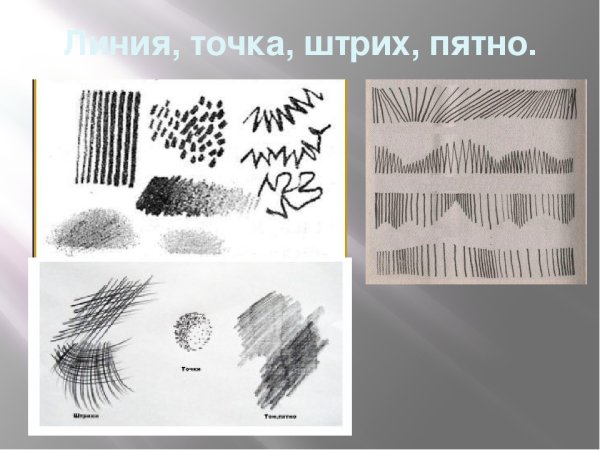 Линия штрих пятно