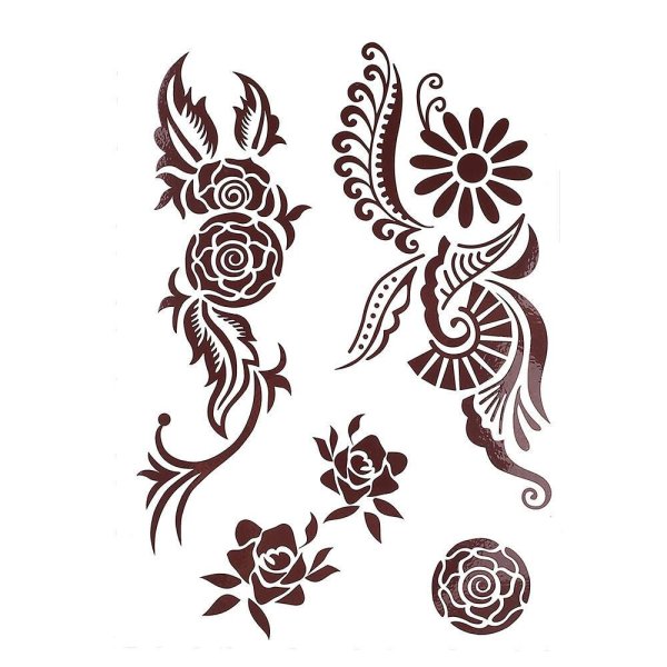 Узоры для рисования хной