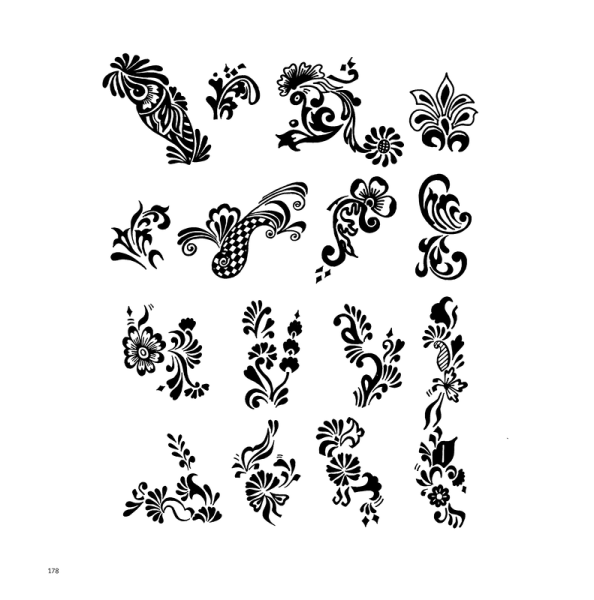 Трафареты для тату маленькие