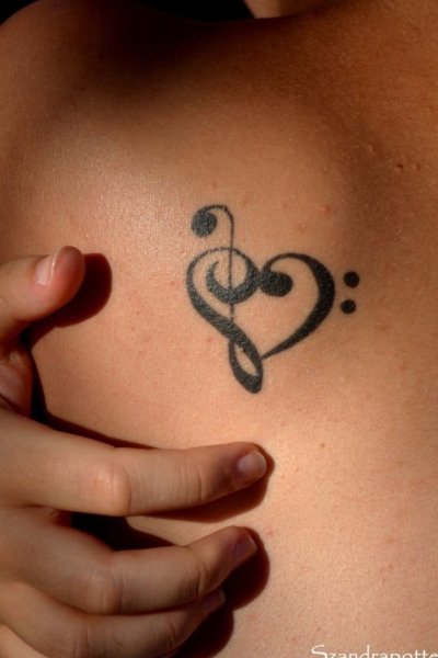 Татуировки на груди легкие