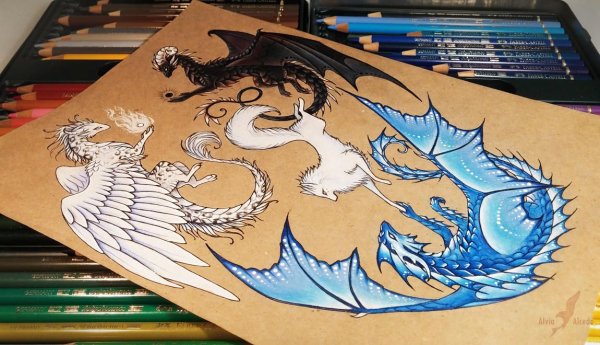 Alvia Alcedo космические драконы