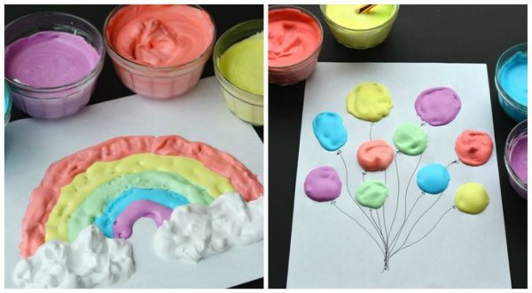 Объемные краски для детей