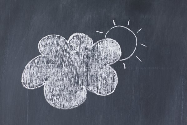 Облако мелом на доске