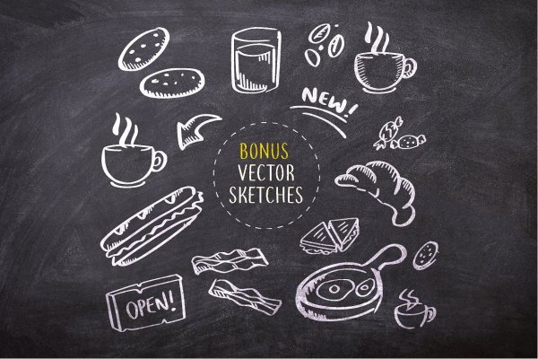 Подарок мелом на доске