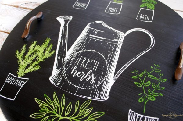 Доска Разрисованная мелом