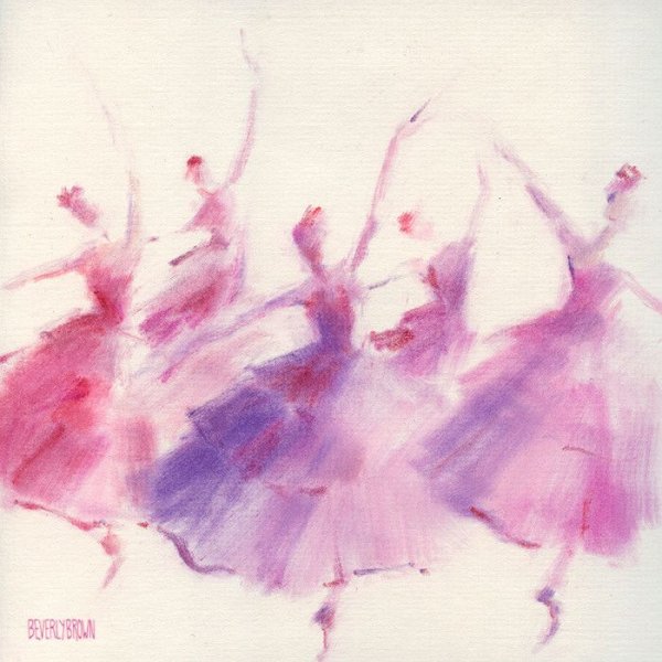 Балерина красками