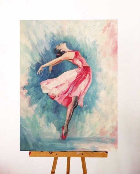 Балерина акрилом