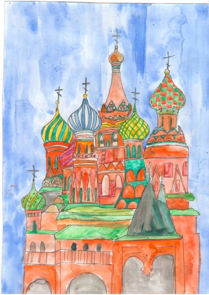 Кремль рисунок