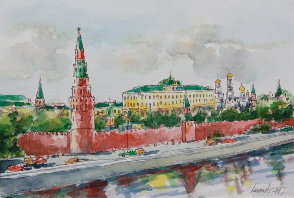 Рисование Кремль