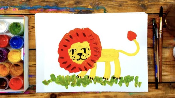 Канал РЫБАКИТ папа рисует красками