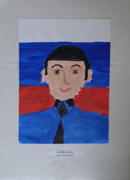 Портреты пап подготовительная группа