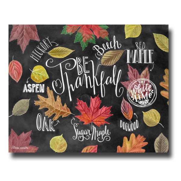 Осень на меловой доске