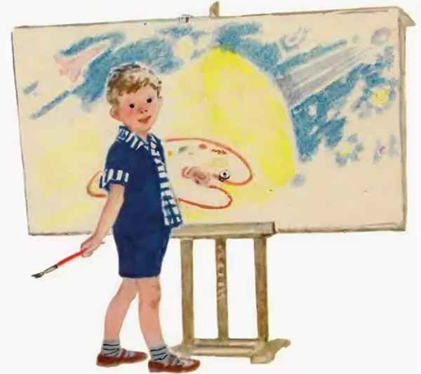 Иллюстрация к сказке пермяка волшебные краски