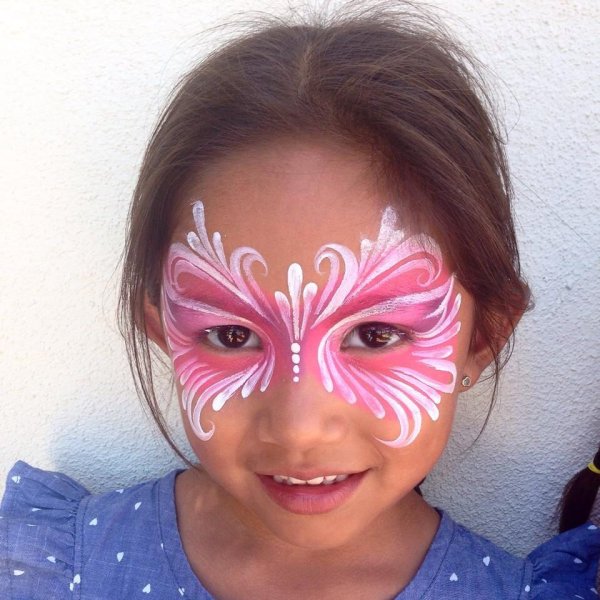 Аквагрим розовый