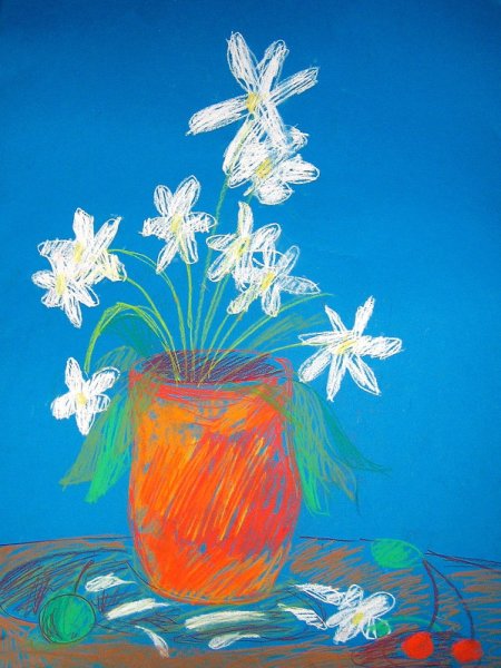 Рисование пастелью в детском саду