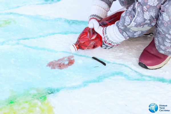 Рисование на снегу