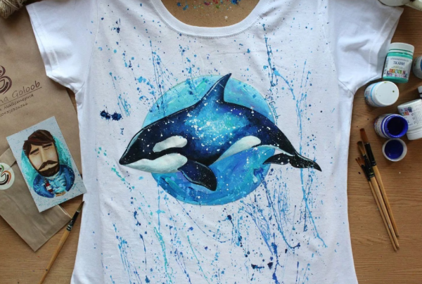Роспись футболок