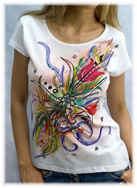 Красивая ткань для футболок