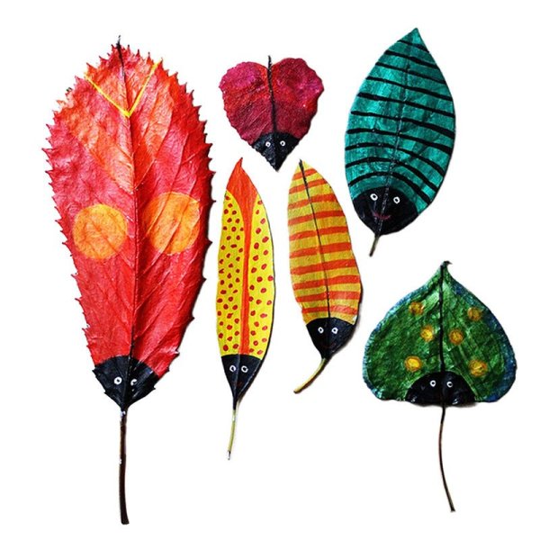 Рисование природными материалами