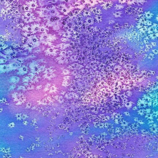 Акварель с солью техника