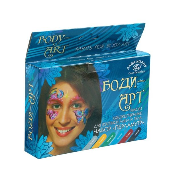 Лицо мелками