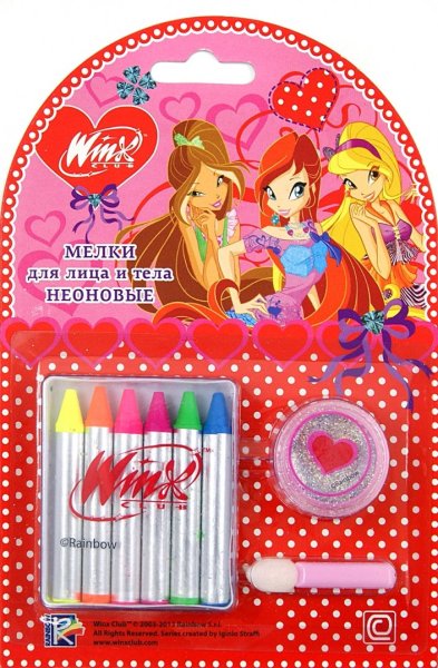 Мелки для лица, 6 цветов