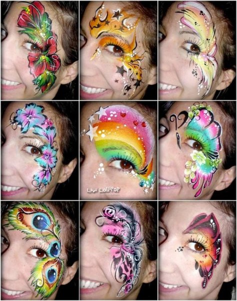 Единорог аквагрим на руке