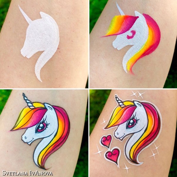 Краски для лица аквагрим