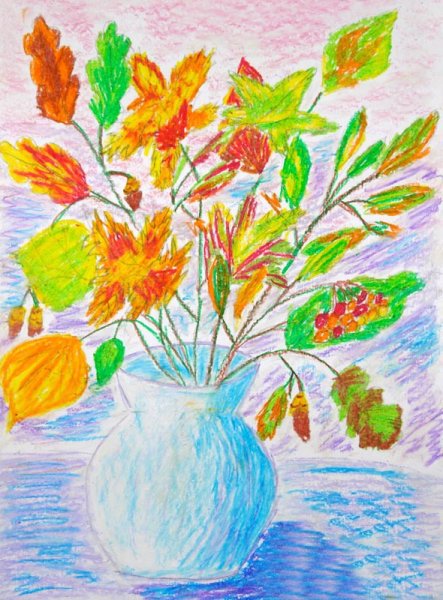 Ветка рябины» (рисование с натуры) (т.с.Комарова, стр.40)