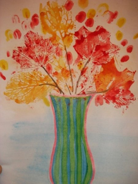 Рисование осенний букет