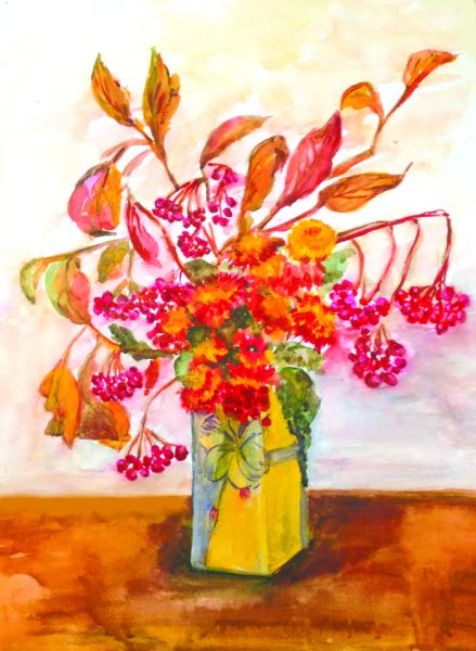 Осенний букет рисунок