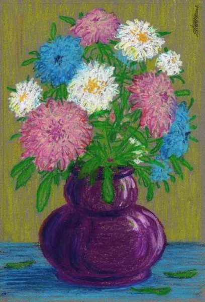 Рисование пастелью в детском саду